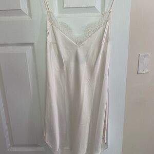 Victoria's Secret White Lace Chemise